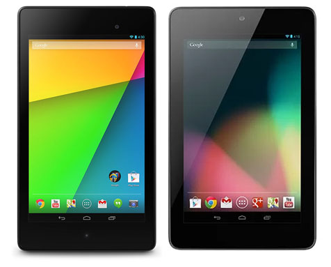 nexus 7 2 and 1