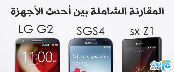 Sony Xperia Z1 vs Samsung Galaxy S4 vs LG G2