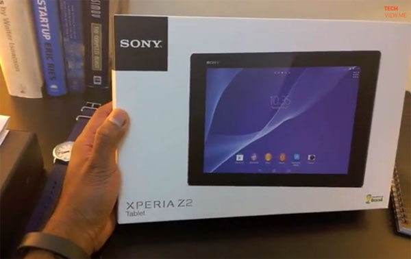 Sony Xperia Z2 Tablet Un boxing