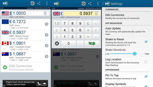 xe_currency_android_screens