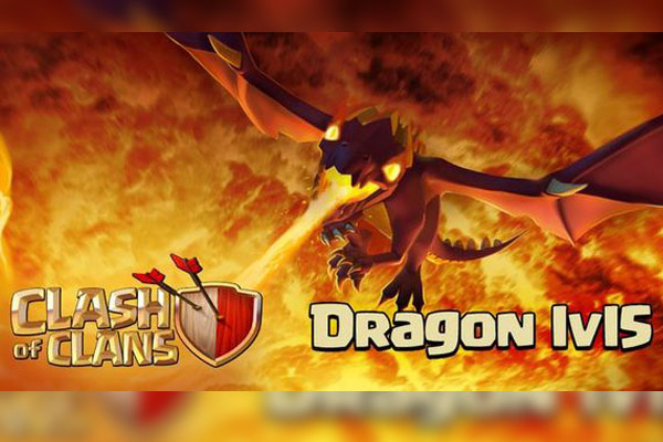 clash of clans dragon