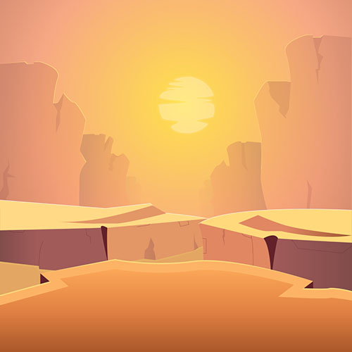 Desert-Canyon-Cartoon