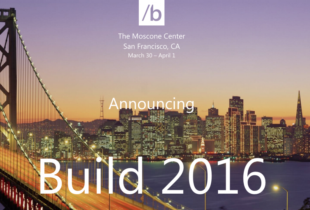 Build 2016