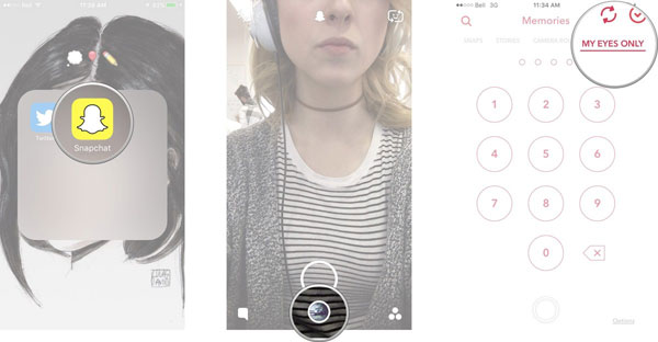 how-to-access-my-eyes-only-on-snapchat-memories