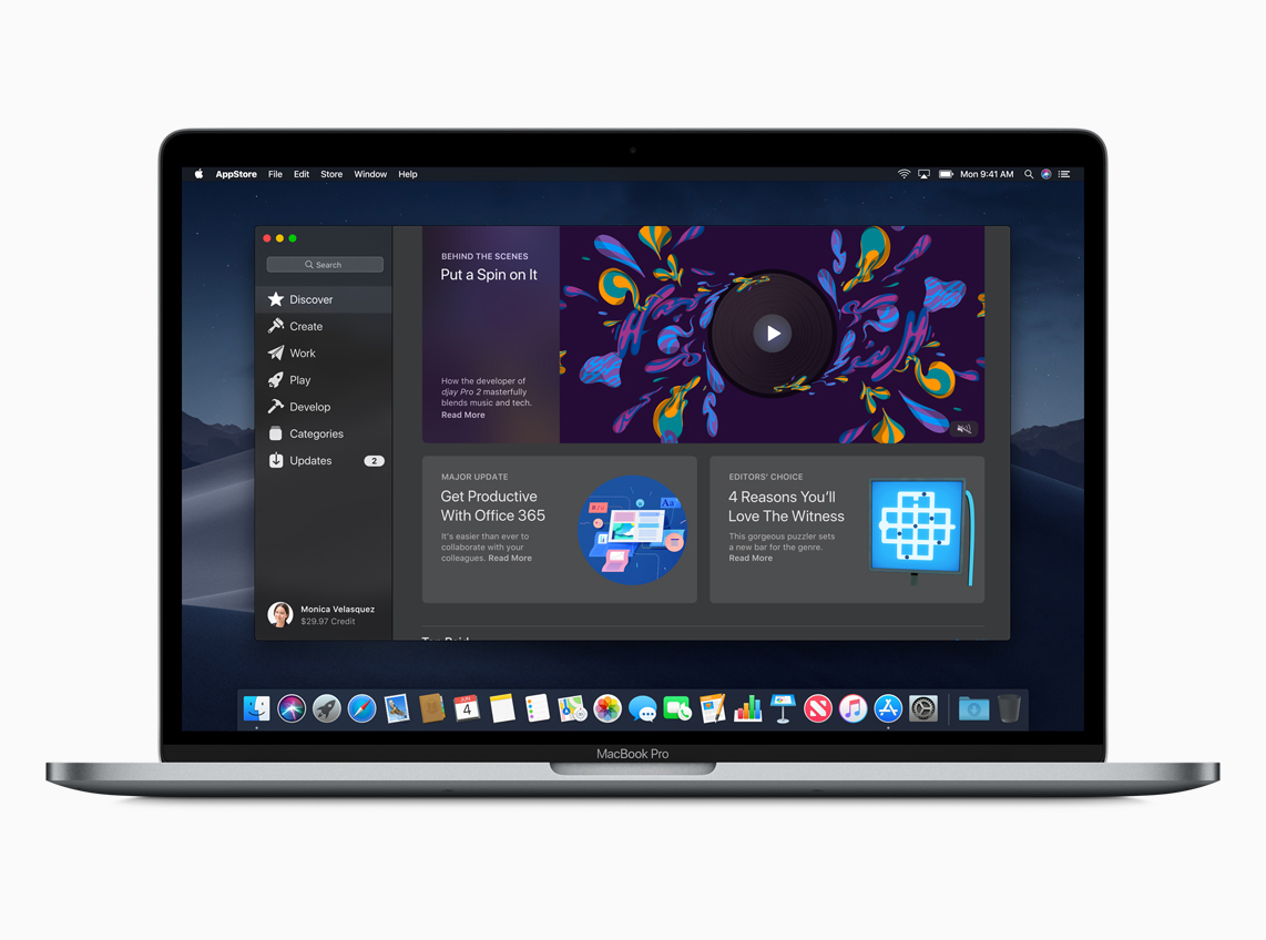 أبل تعلن عن نظام الماك الجديد macOS Mojave مع ميزة الوضع الليلي ومتجر ...