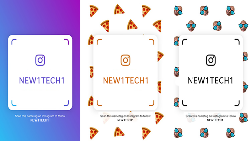 إنشاء Nametag الخاص بحسابك على انستقرام